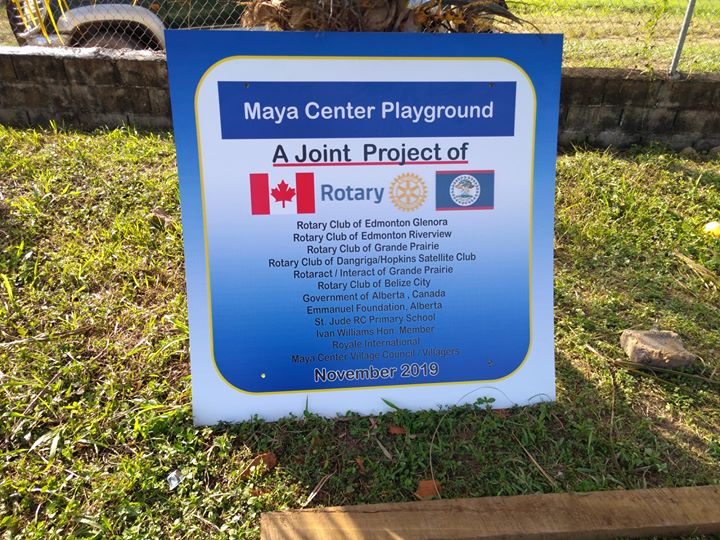 Just returned from Belize representing the Rotary Club of Grande Prairie volunteering to install…