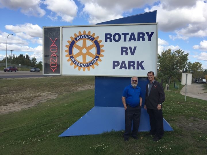 Check out the new signs at Rotary Campground! Big thank you to the Campground…