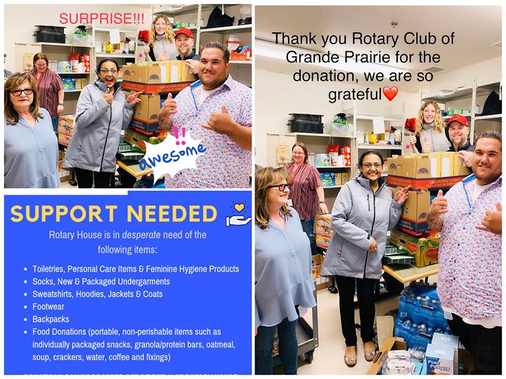 A call-out to the community was made for food/snack items for the residents of…