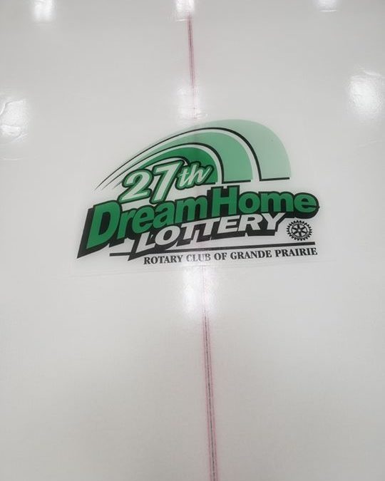 Look for the Dream Home logo on the ice at sheet 6, Grande Prairie…